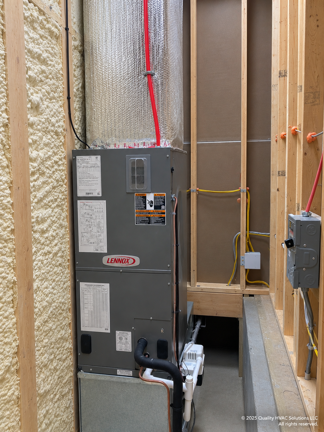 Lennox air handler installation